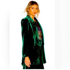 House of Harlow 1960 x REVOLVE Chloe Boyfriend Jacket in Dark Green